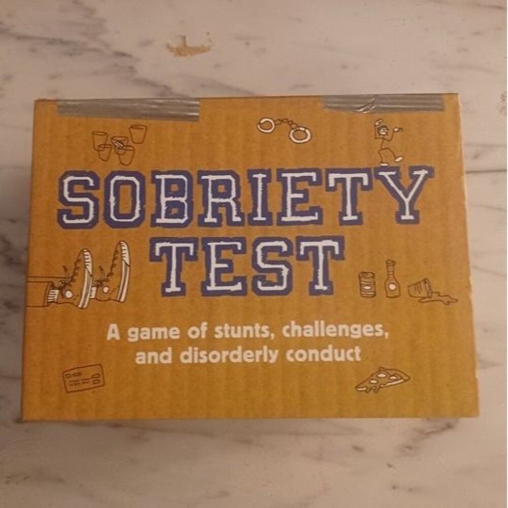 Sobriety Test Adult Party Drinking Game